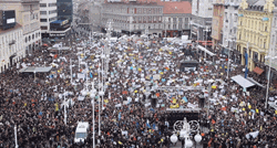 VIDEO Veliki prosvjed učitelja na Trgu: "Premijeru, vi ste krivi!"